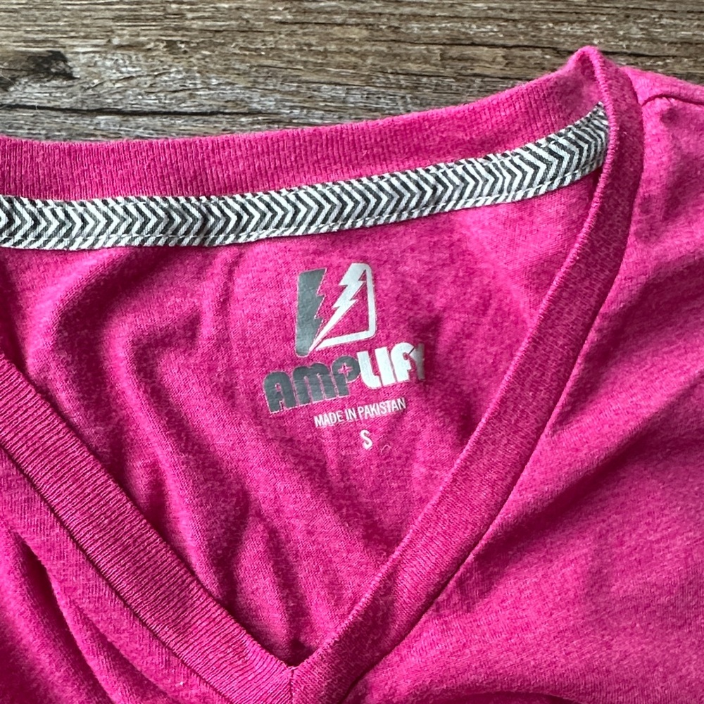 Pink V-Neck Tee - Picture 2 of 2
